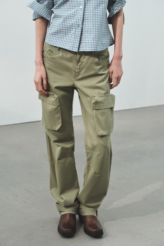 Pantalon droit cargo