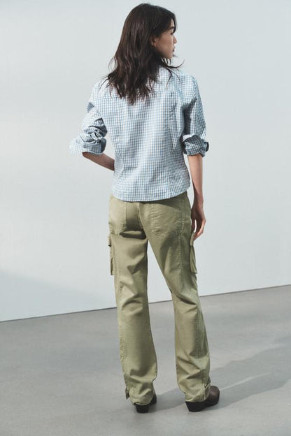 Pantalon droit cargo