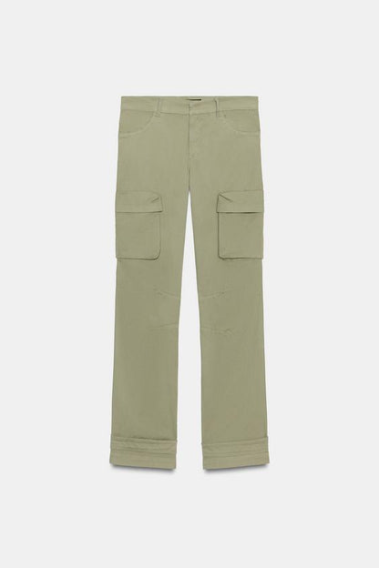 Pantalon droit cargo