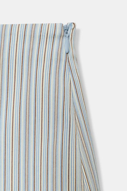 Short mini à rayures
