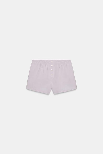 Short fluide à boutons