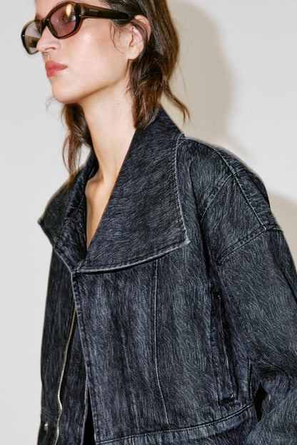 Blouson Z1975 court en denim