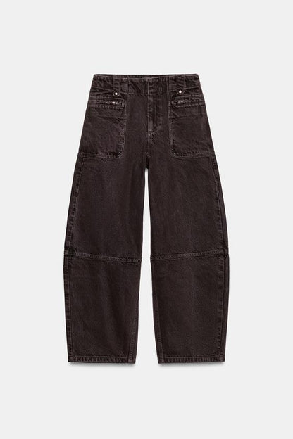 Jean cargo Z1975 coupe barrel, taille mi-haute