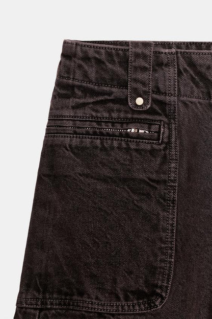 Jean cargo Z1975 coupe barrel, taille mi-haute