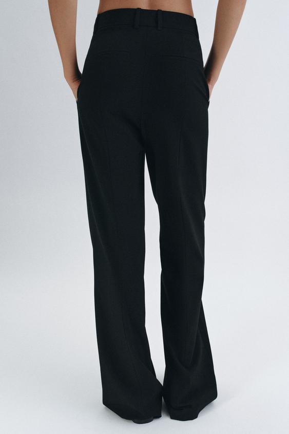 Pantalon à jambe large taille haute ZW Collection