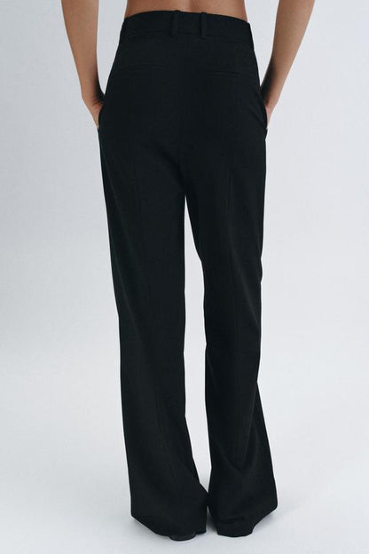 Pantalon à jambe large taille haute ZW Collection