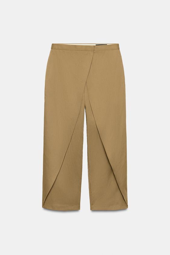 Pantalon à plis sur le devant ZW Collection