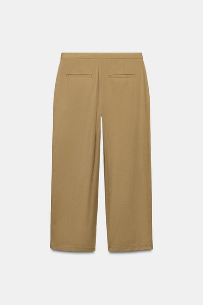 Pantalon à plis sur le devant ZW Collection