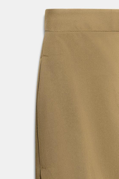 Pantalon à plis sur le devant ZW Collection