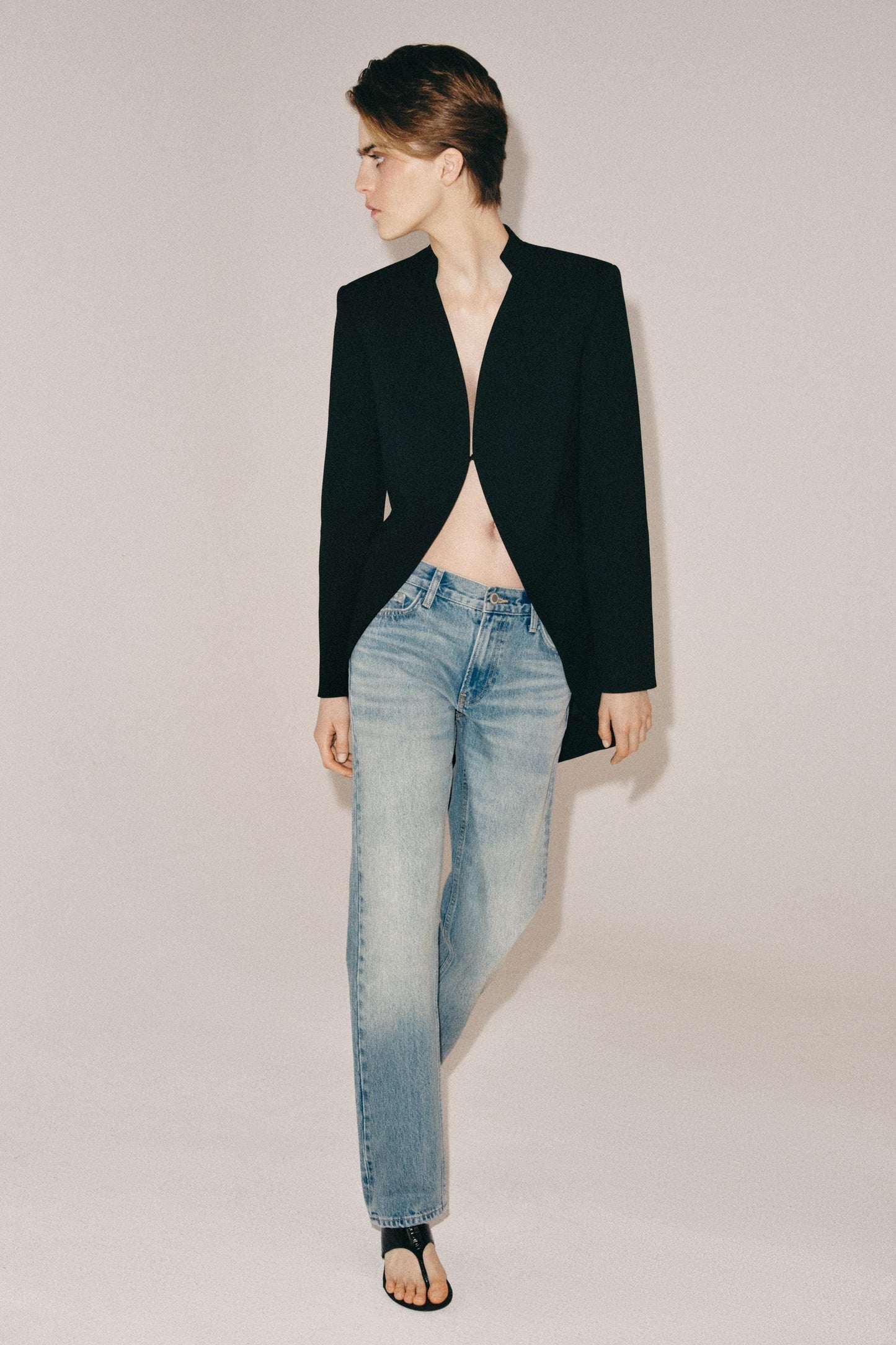 Jean ZW Collection slim taille basse
