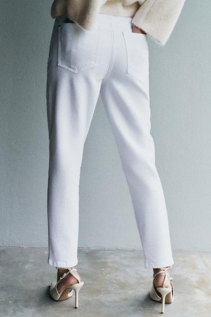 Jean Z1975 coupe mom taille haute