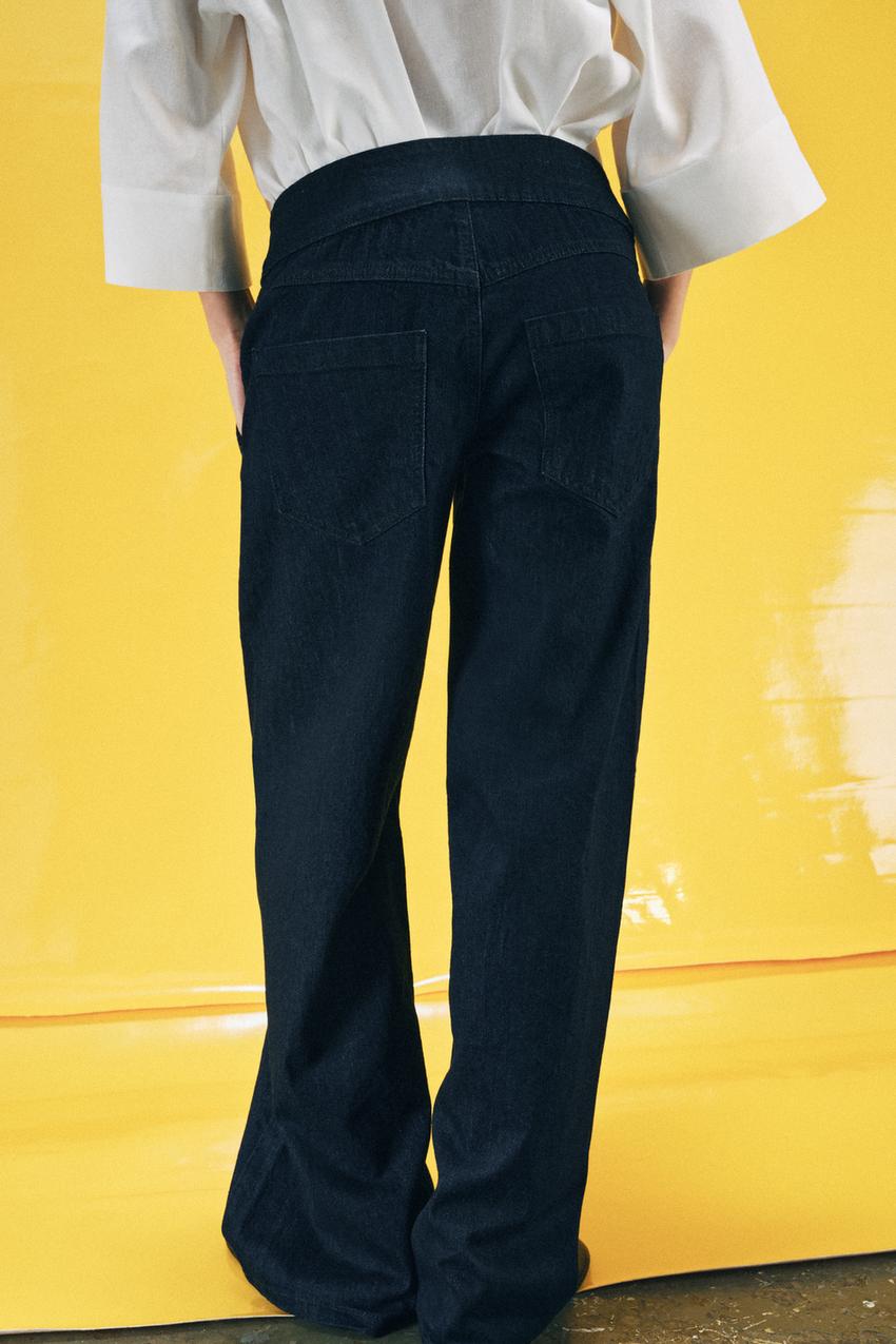 Jean Z1975 à jambe large taille basse