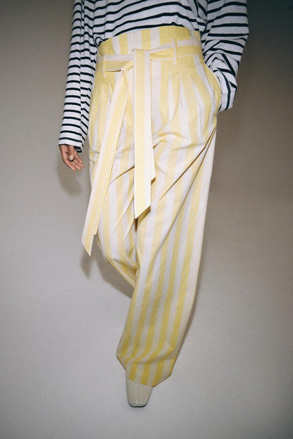 Pantalon style pyjama à rayures ZW Collection