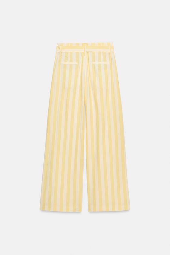 Pantalon style pyjama à rayures ZW Collection