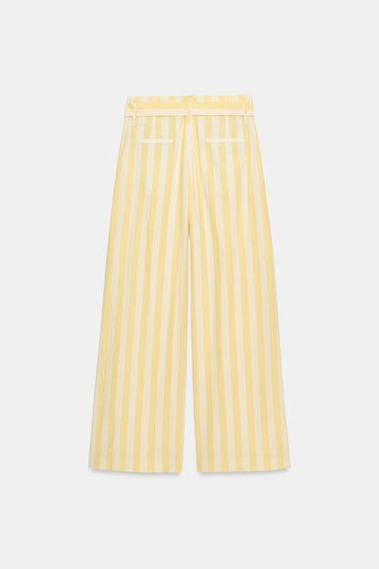 Pantalon style pyjama à rayures ZW Collection