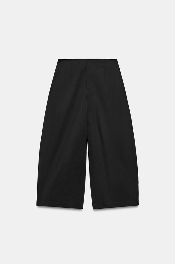 Pantalon coupe barrel à boucle