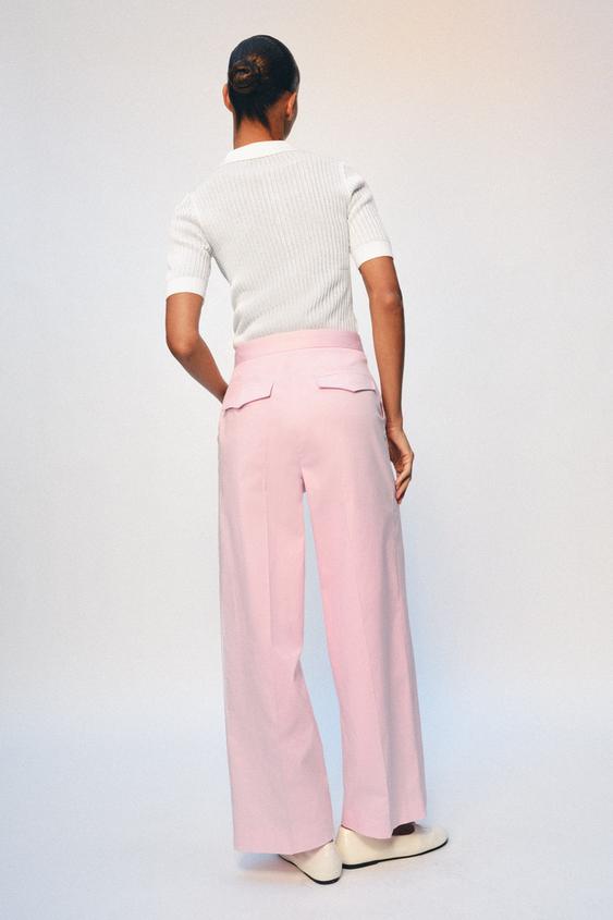 Pantalon large à pinces