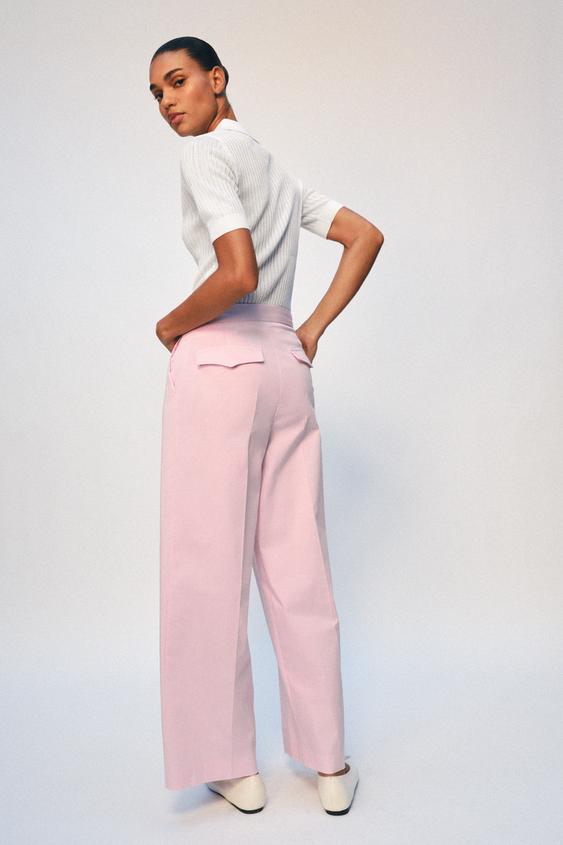 Pantalon large à pinces