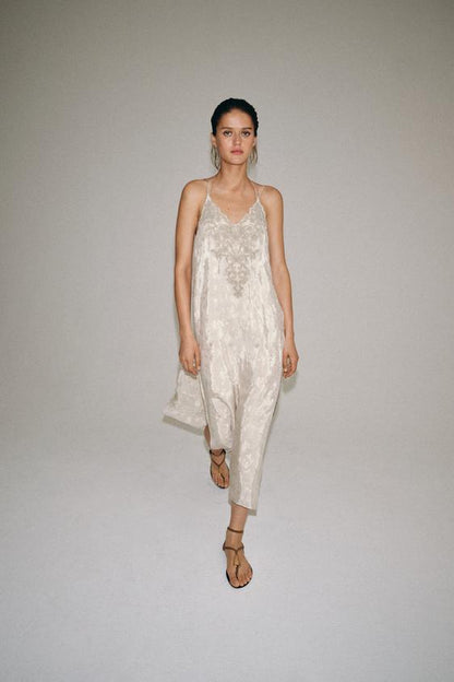 Robe en jacquard brodée ZW Collection