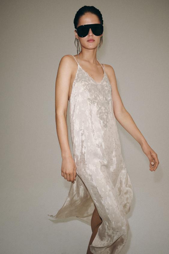 Robe en jacquard brodée ZW Collection
