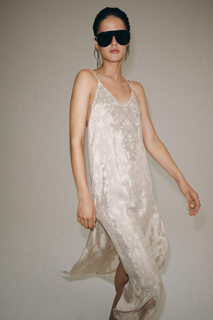Robe en jacquard brodée ZW Collection
