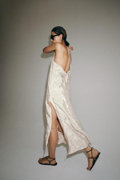 Robe en jacquard brodée ZW Collection