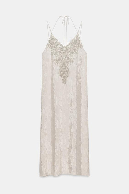 Robe en jacquard brodée ZW Collection