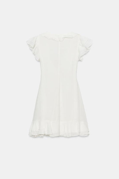 Robe mini à volants