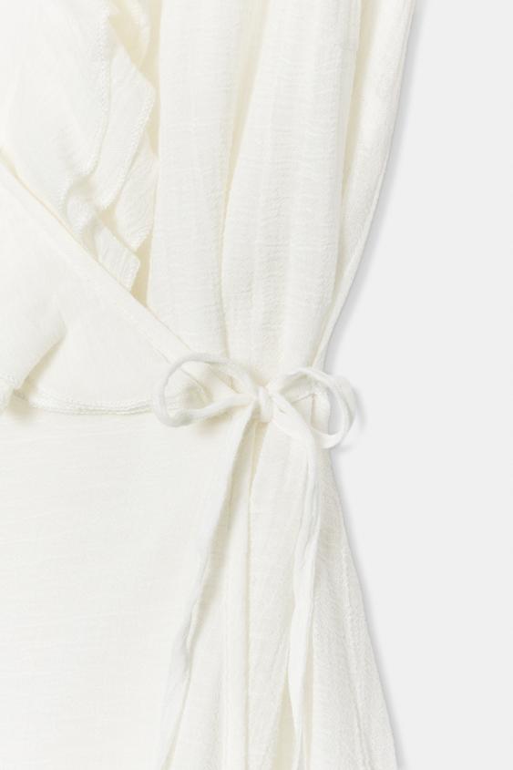 Robe mini à volants