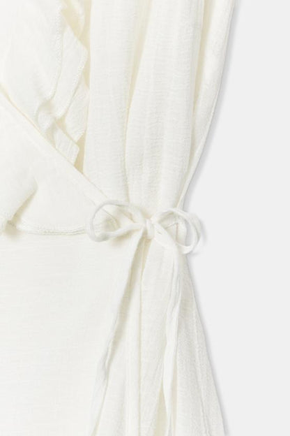 Robe mini à volants