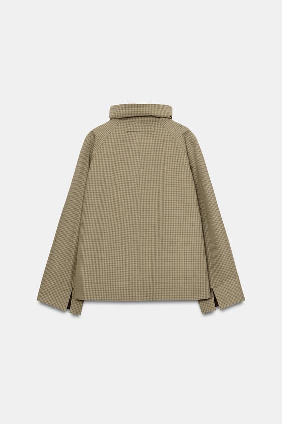 Veste réversible à carreaux ZW Collection
