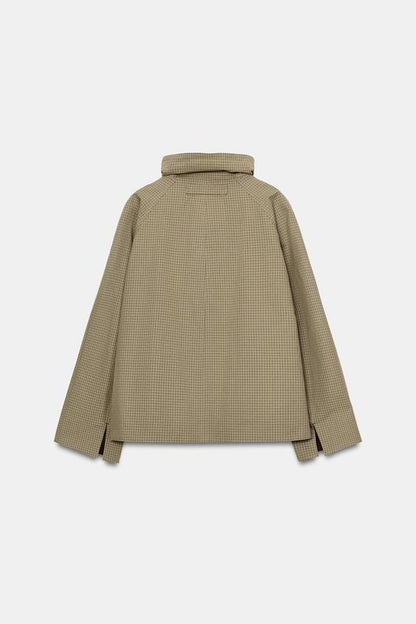 Veste réversible à carreaux ZW Collection