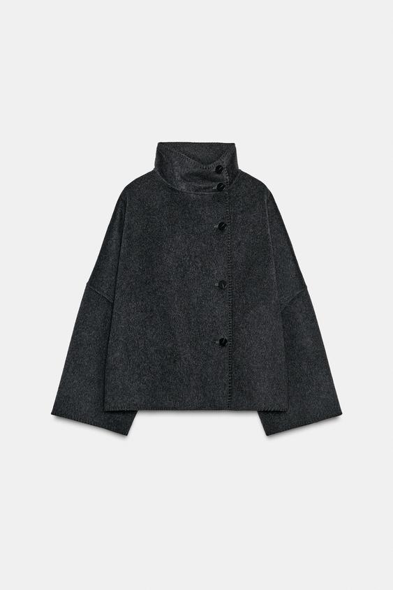 Manteau court en laine ZW Collection