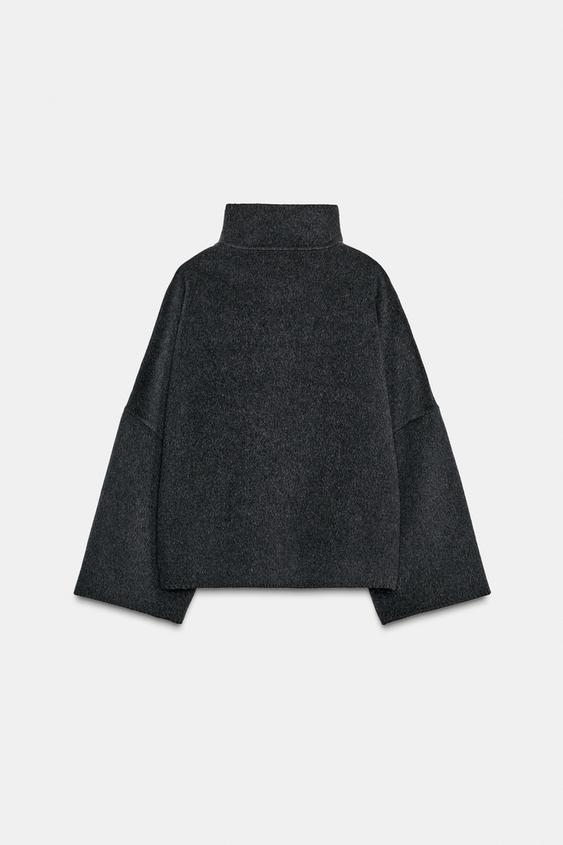 Manteau court en laine ZW Collection