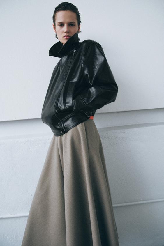 Veste effet cuir ZW Collection