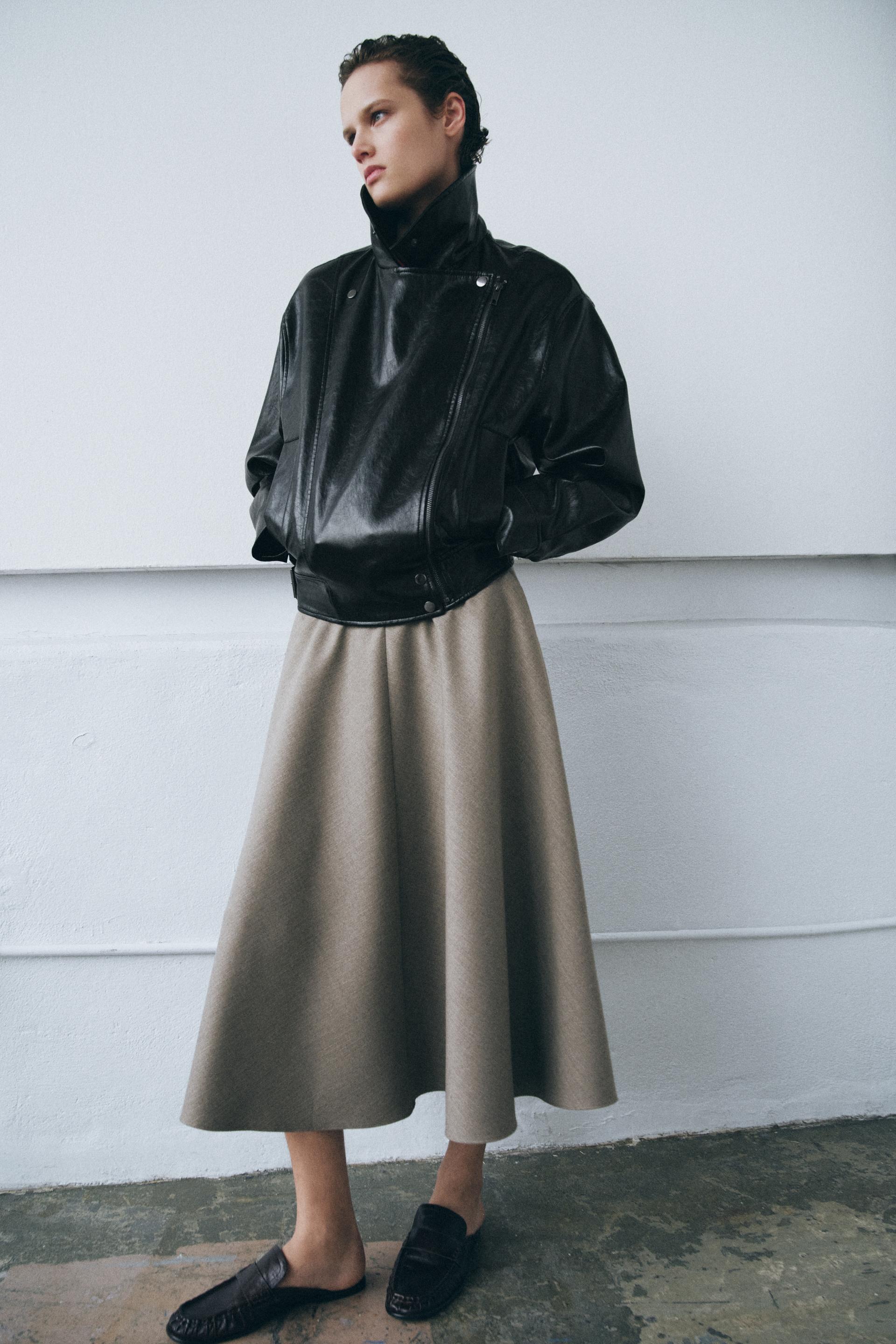 Veste effet cuir ZW Collection
