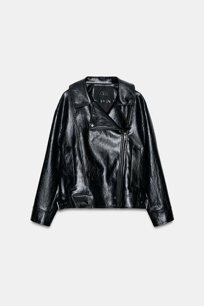 Veste effet cuir ZW Collection