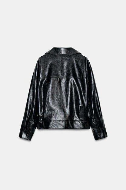 Veste effet cuir ZW Collection