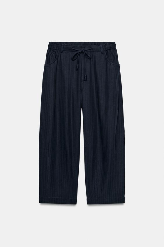 Pantalon structuré à chevrons ZW Collection