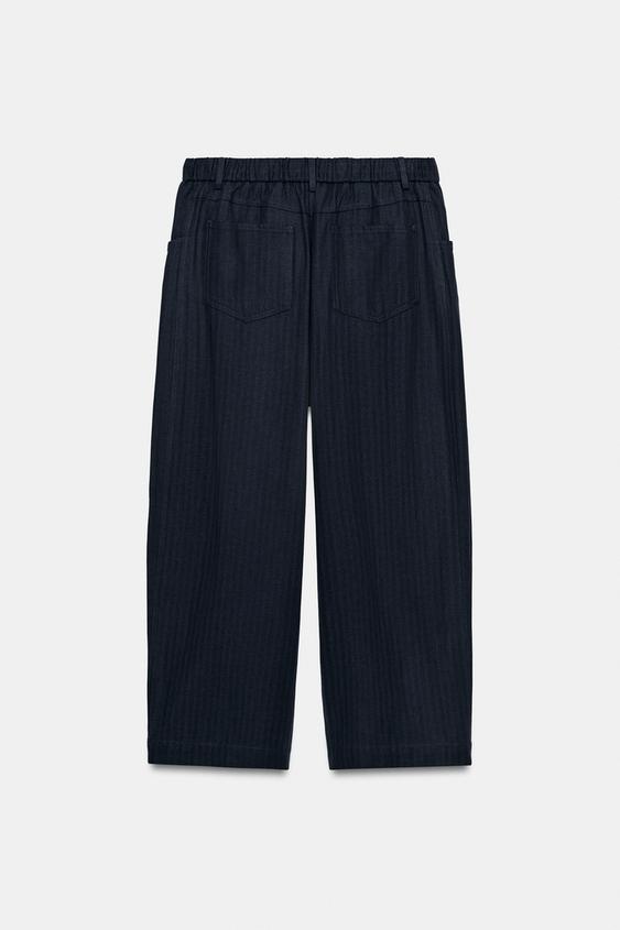 Pantalon structuré à chevrons ZW Collection