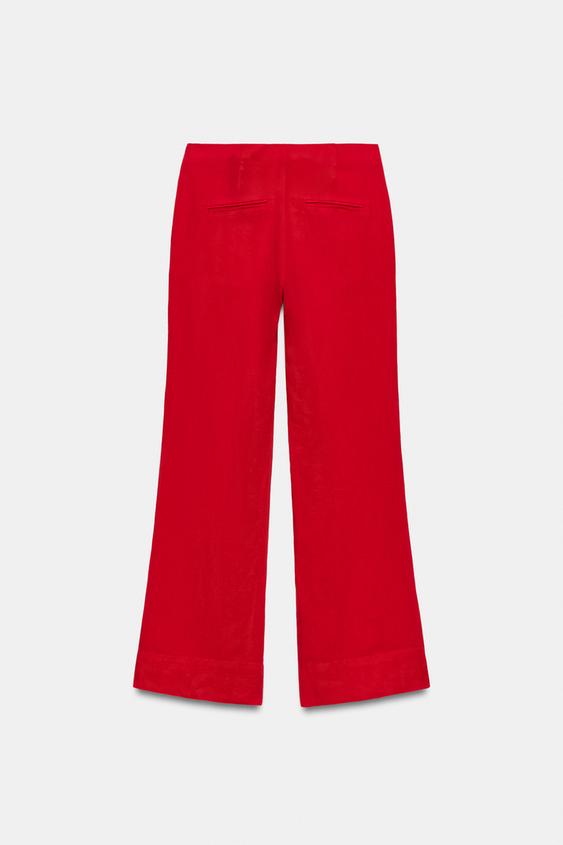 Pantalon droit en lin