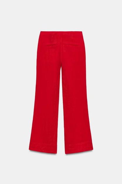 Pantalon droit en lin