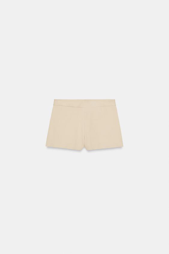 Jupe-culotte croisée taille basse
