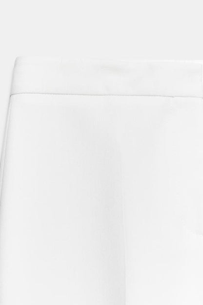 Pantalon droit taille haute