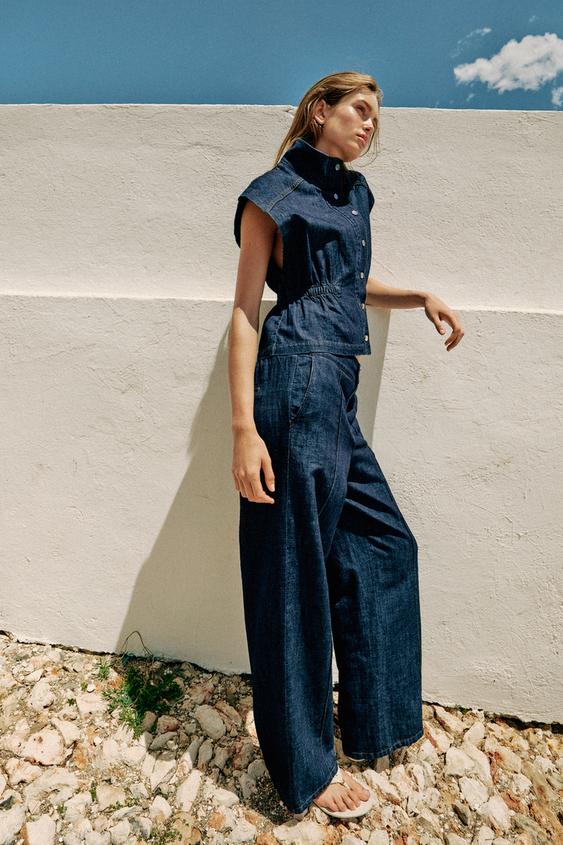 Pantalon droit en lin