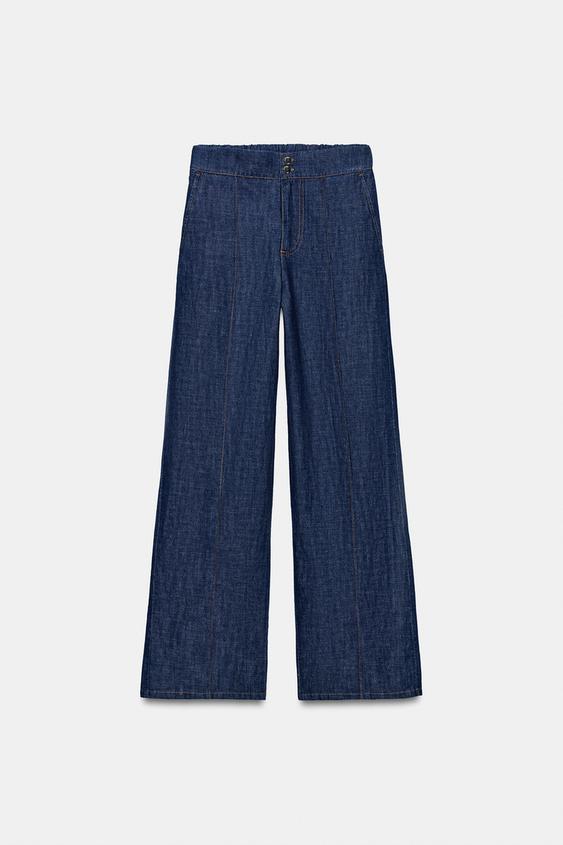 Pantalon droit en lin
