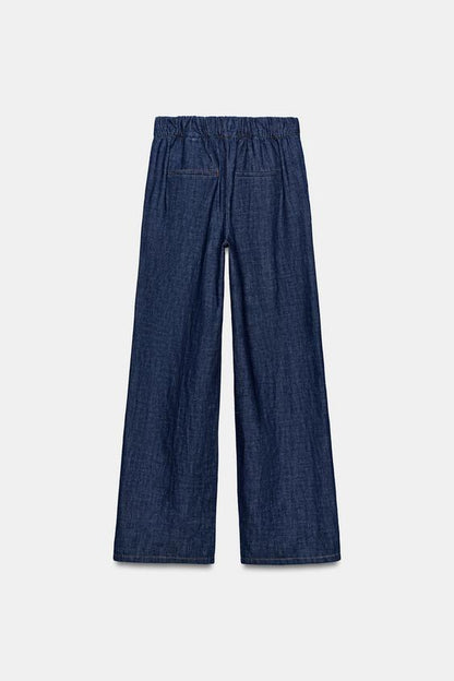 Pantalon droit en lin