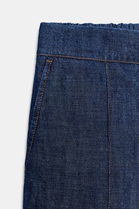 Pantalon droit en lin