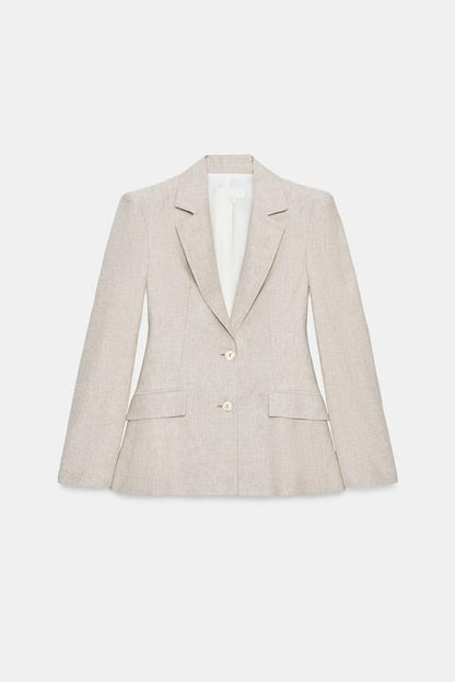 Blazer en lin à pinces
