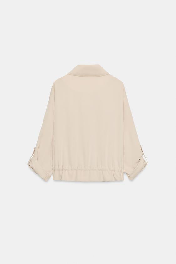 Veste safari à manches retroussées